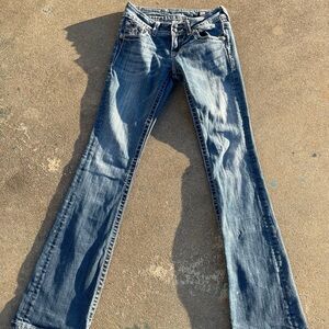 Miss Me Flare Jeans in Classic Blue